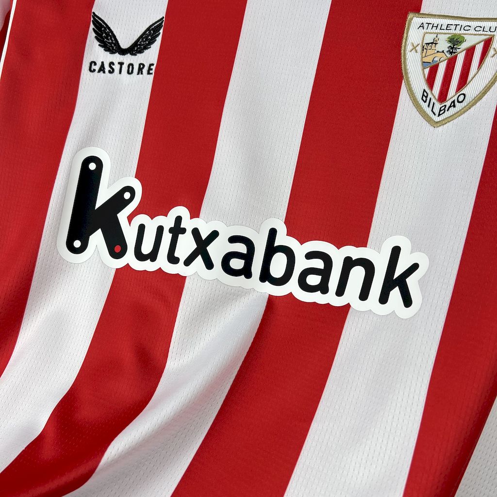 Athletic Bilbao Home Soccer Jersey 2025-26 Fan version