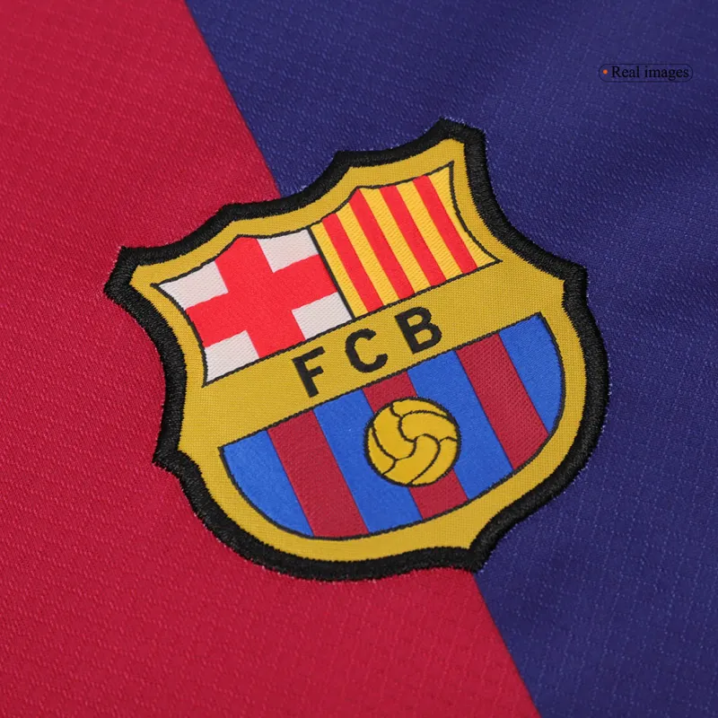 24-25 Barcelona Home Long Sleeve Jersey