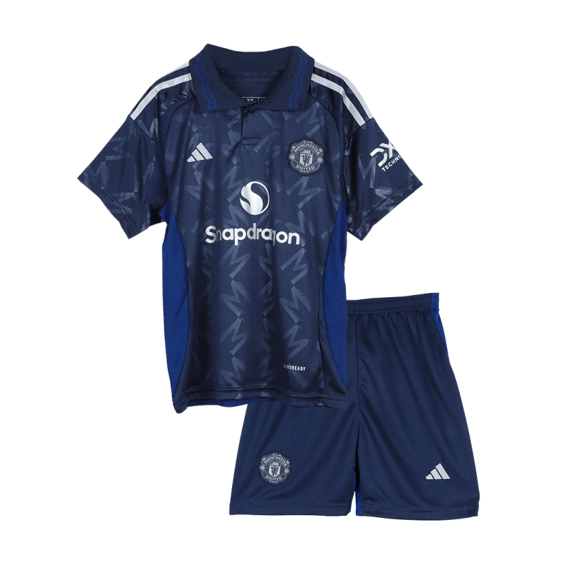 24-25 Manchester United Away Kids Jersey+Shorts