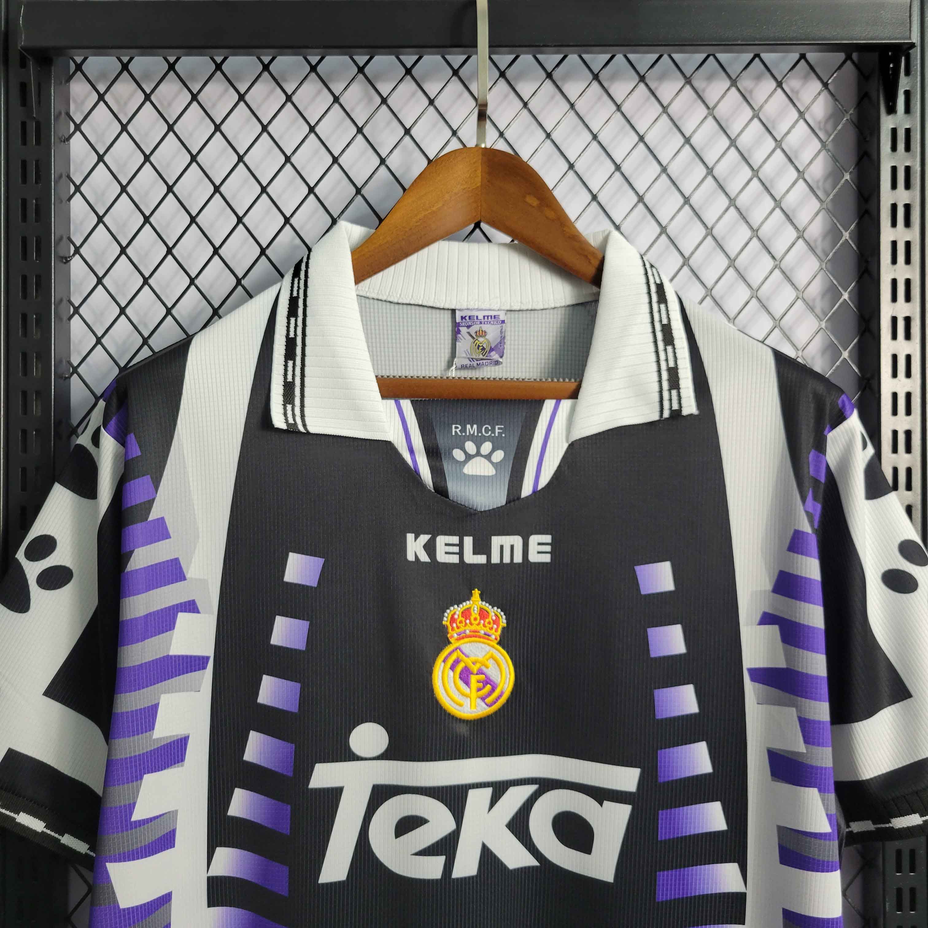 97-98 Real Madrid Retro Soccer Jersey