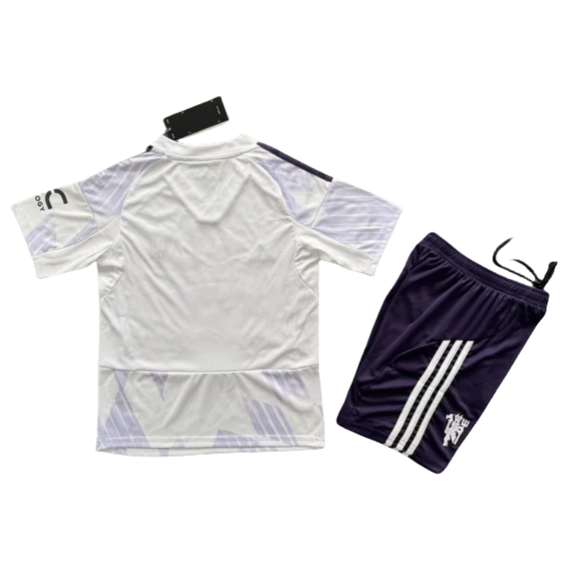 2025-26 Manchester United Away Soccer Jersey kit for Kids