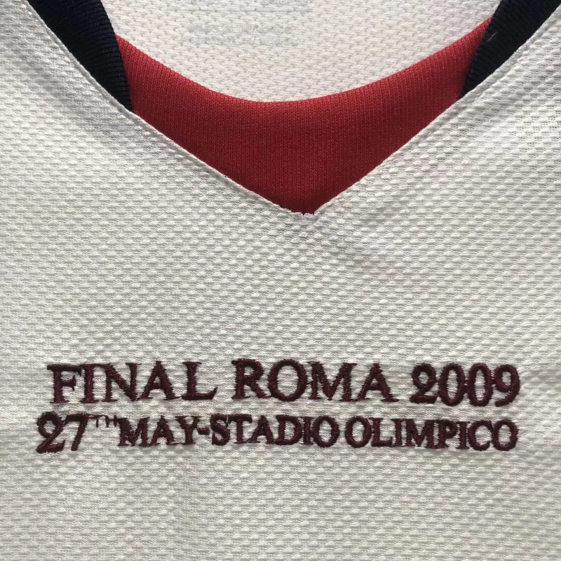 2008-09 Manchester United Retro Jersey Home UCL Final