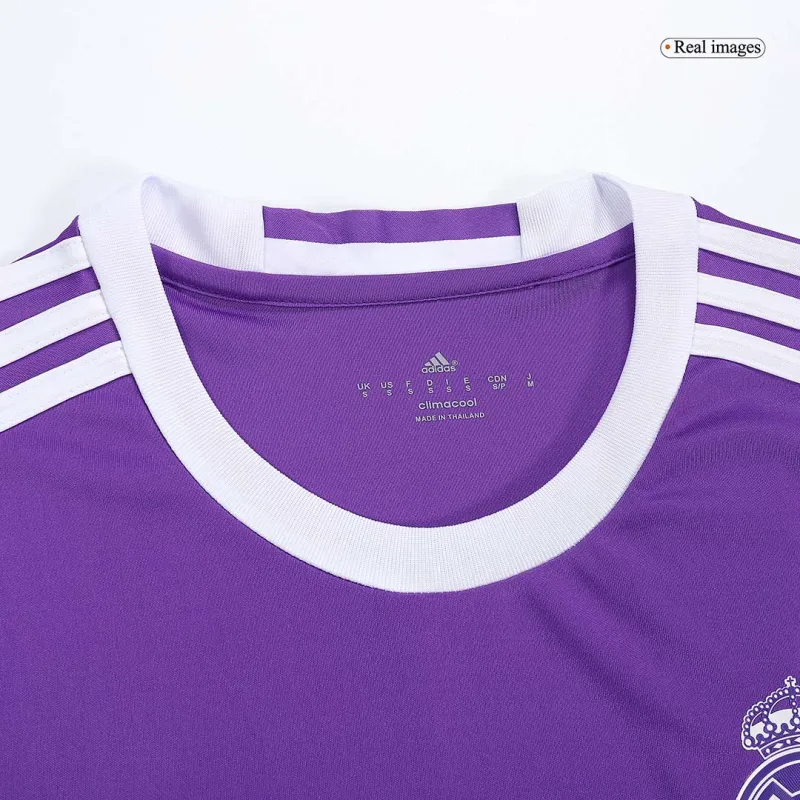 16-17 Real Madrid Retro Long Sleeve Jersey Away