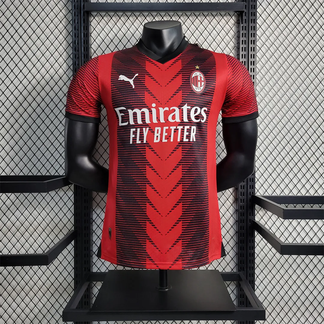 23-24 AC Milan Jersey Home Player Version