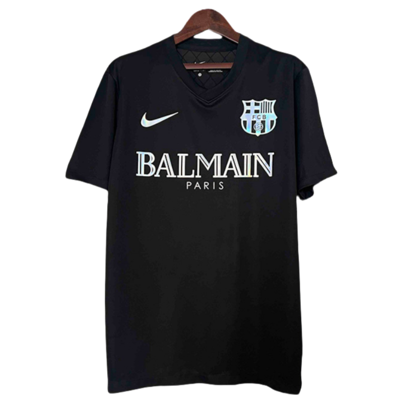 24-25 Barcelona Black Reflective Special Edition Soccer Shirt