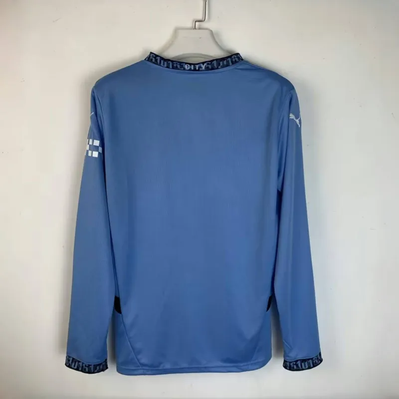 24-25 Manchester City Home Long Sleeve Jersey