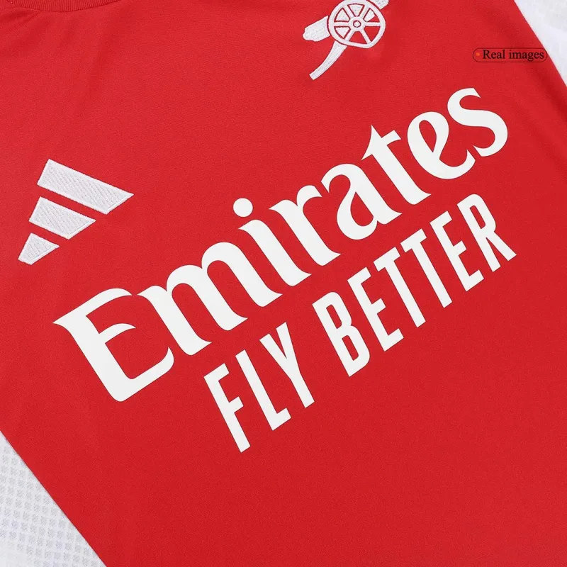 Arsenal Home HAVERTZ #29 SAKA #7 ØDEGAARD #8 RICE #41 Soccer Jersey 2024-25