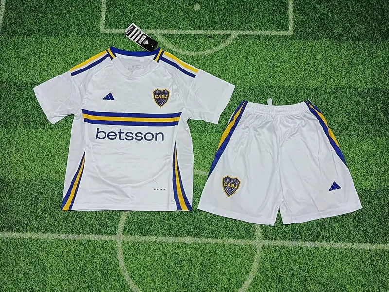 24-25 Boca Juniors Away Kids Kit Jerseys+Shorts