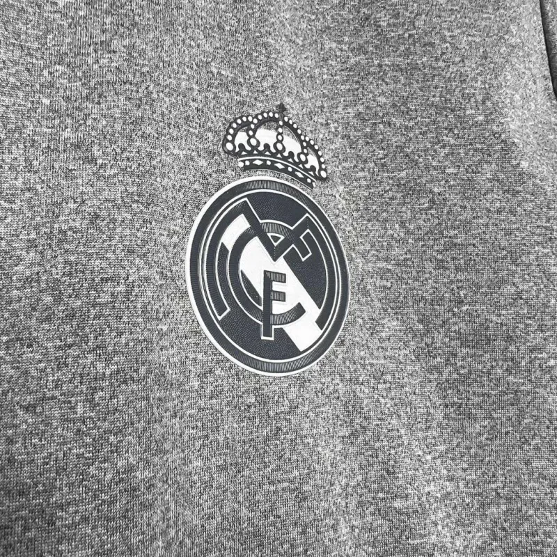 2015-16 Real Madrid Away Retro Jersey Grey