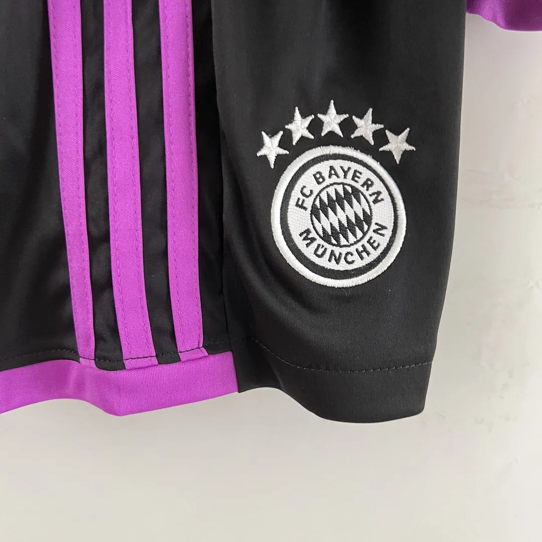 23-24 Kids Bayern Munich Away Kit Jersey+Shorts