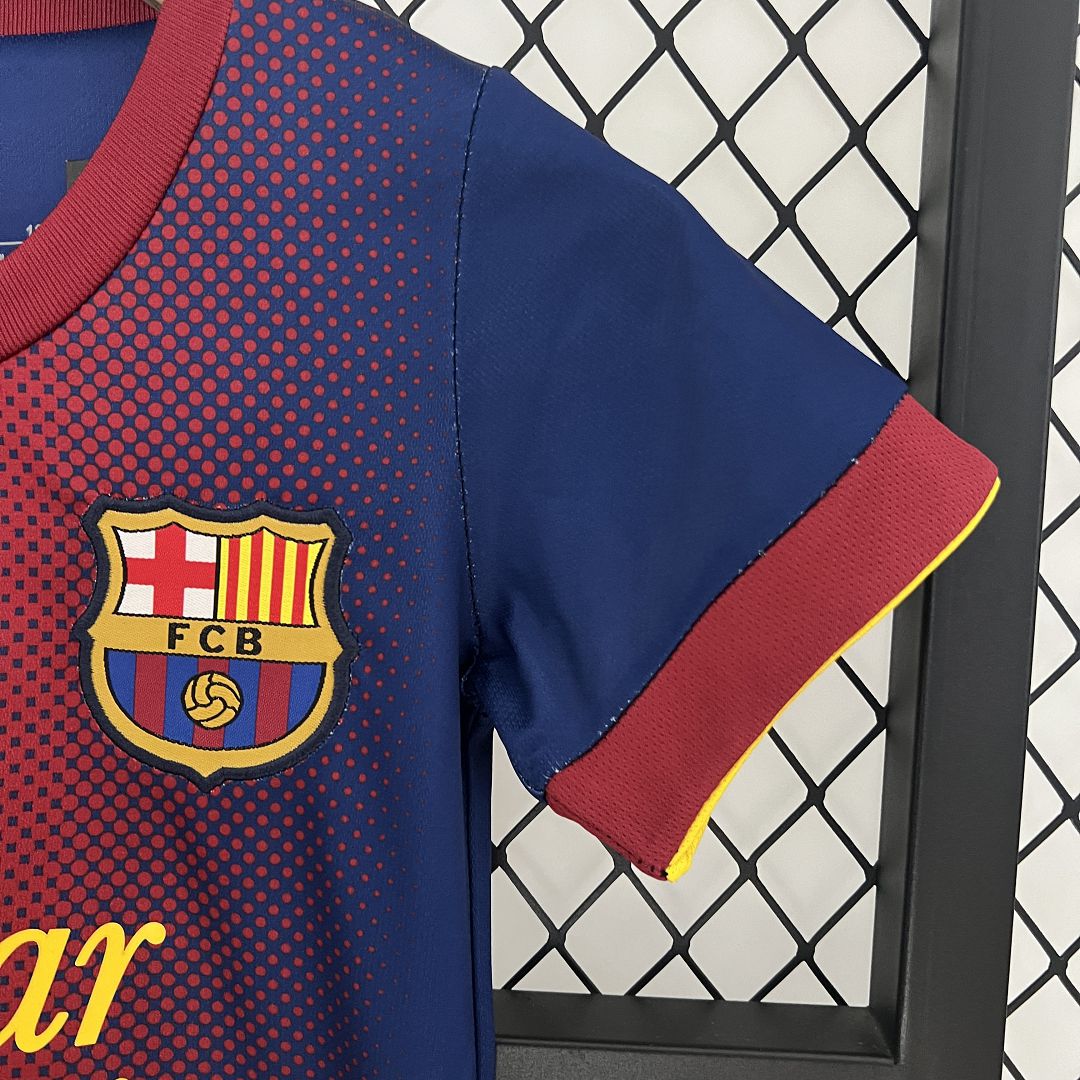 12-13 Barcelona Home Retro Kids Kit