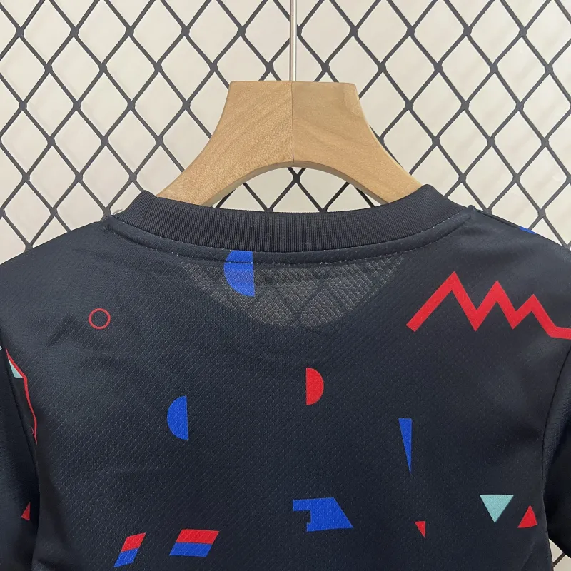 2024 Portugal Grey Training Kid Kits Youth Apparels Sport Jersey