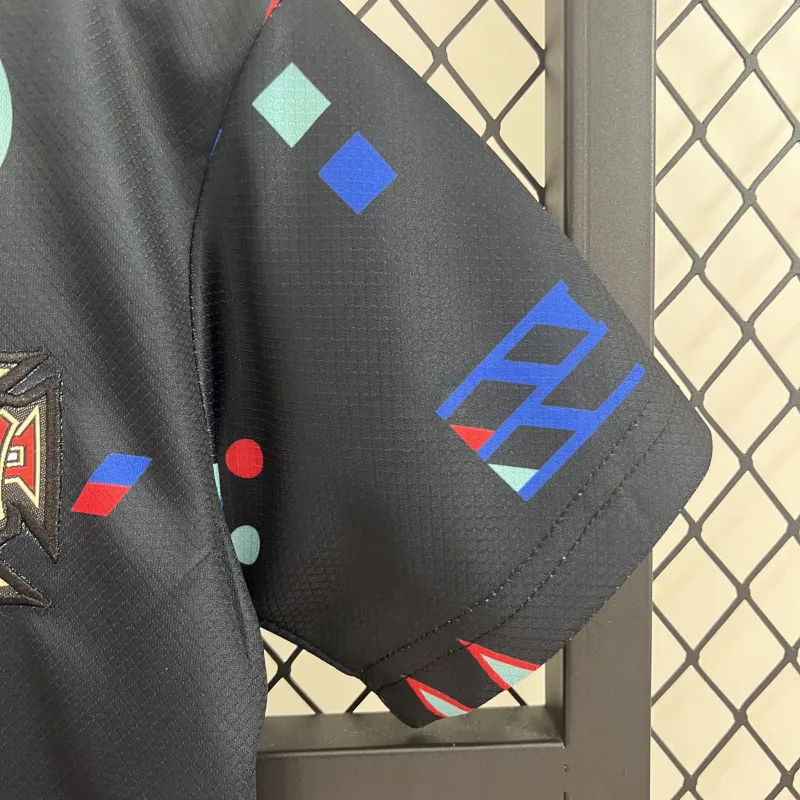 2024 Portugal Grey Training Kid Kits Youth Apparels Sport Jersey