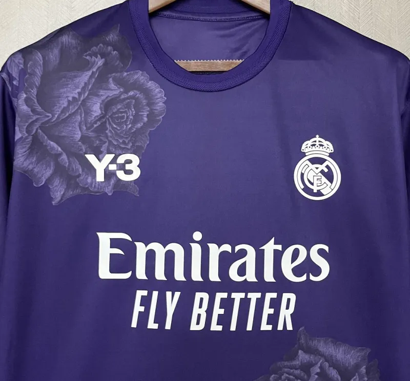 23-24 Real Madrid Y-3 Fourth Jersey Purple