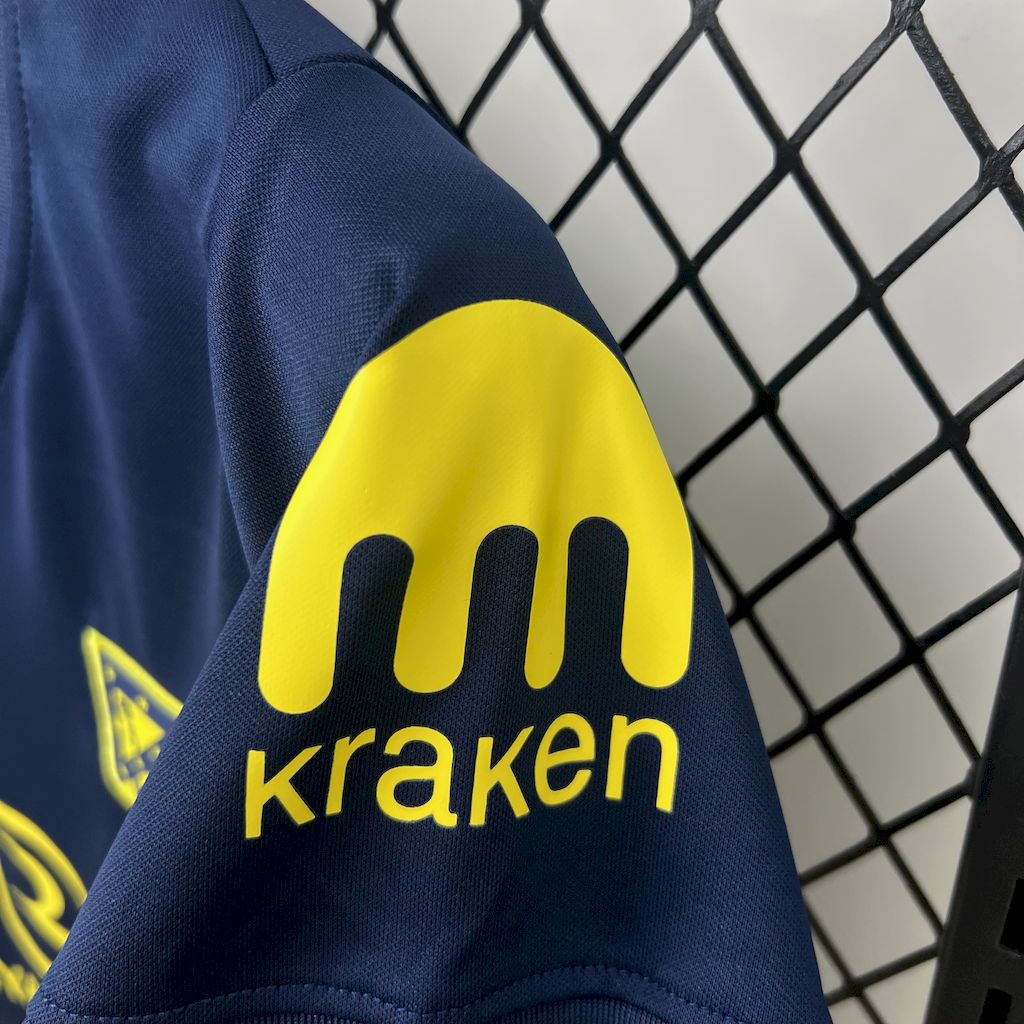 Atletico Madrid Away Long Sleeve Soccer Jersey 2025-26