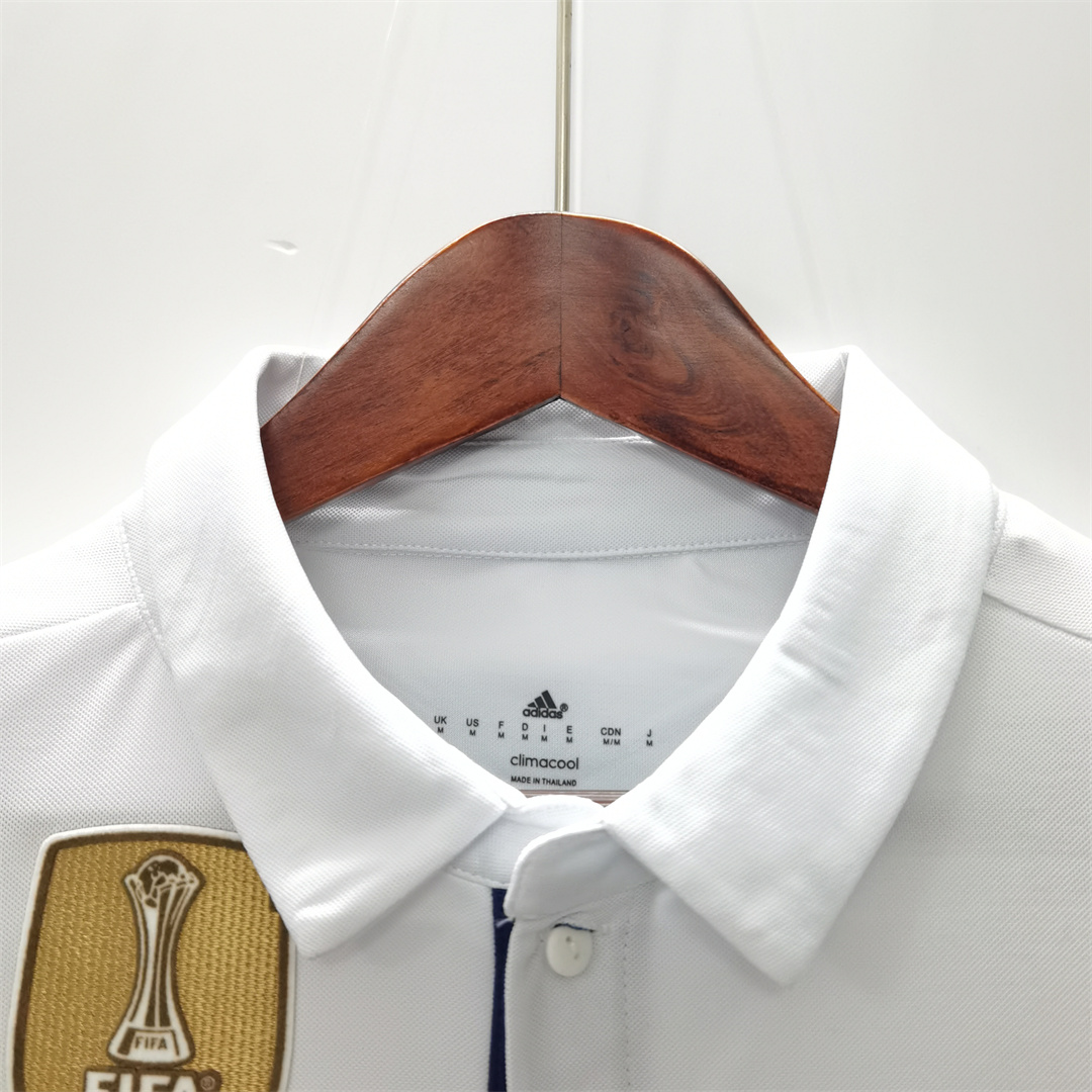 2016-17 Real Madrid Retro Home football jersey