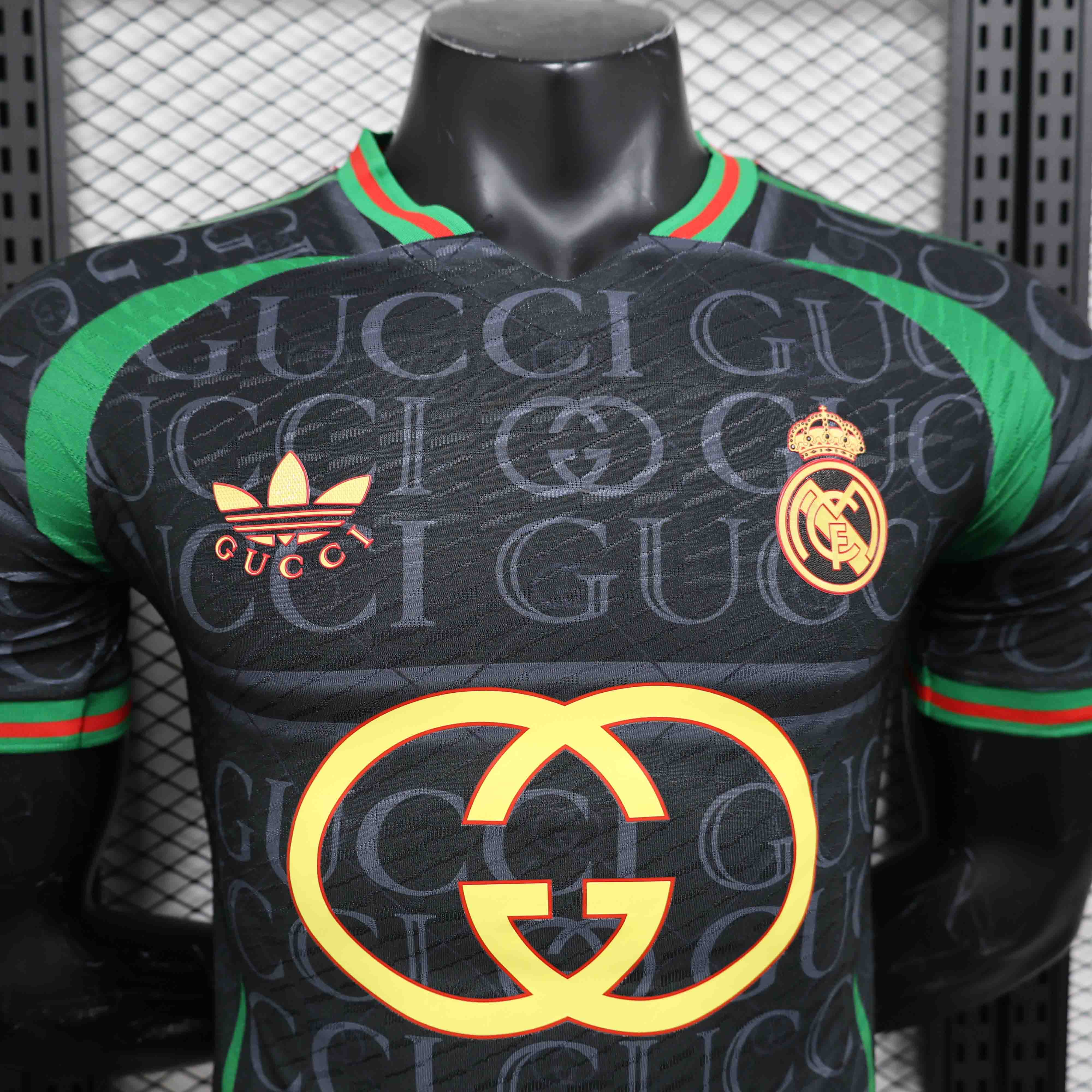 24-25 Real Madrid VS GUCCI Black Player Version Jersey