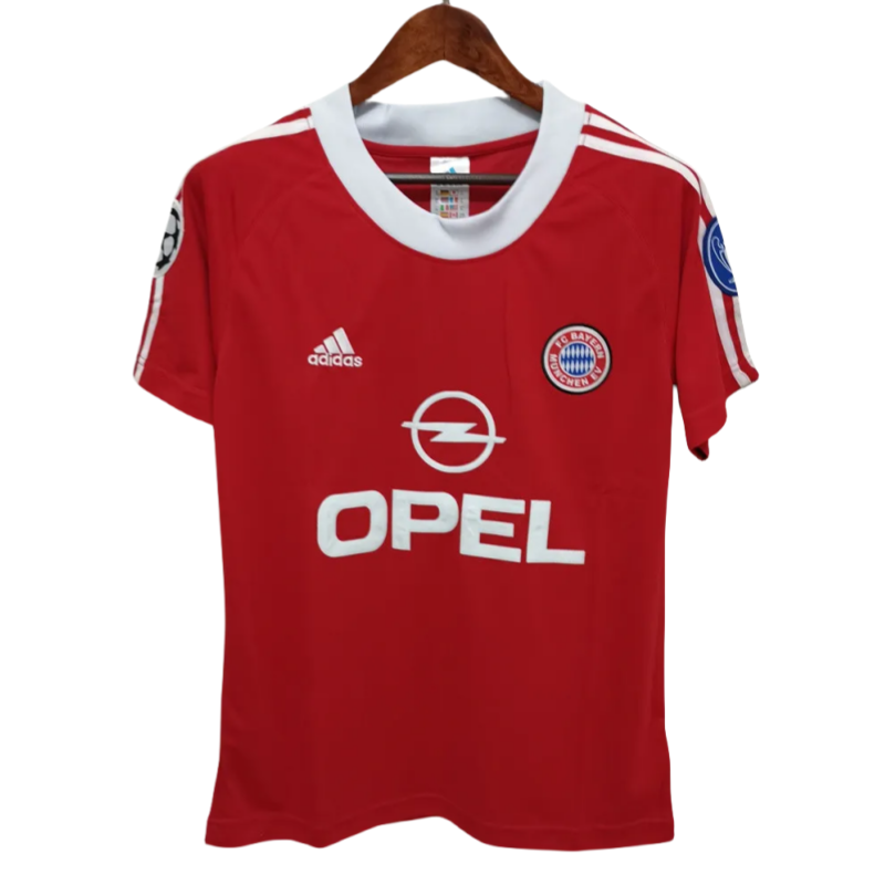 01-02 Bayern Munich Retro Jersey Home UCL