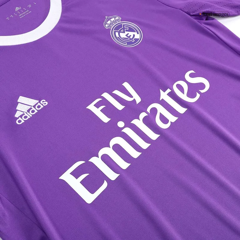 16-17 Real Madrid Retro Long Sleeve Jersey Away