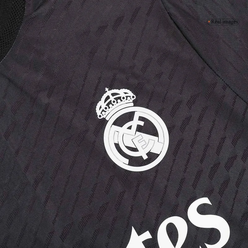 2023-24 Real Madrid Y-3 Fourth Jersey Black Player Version