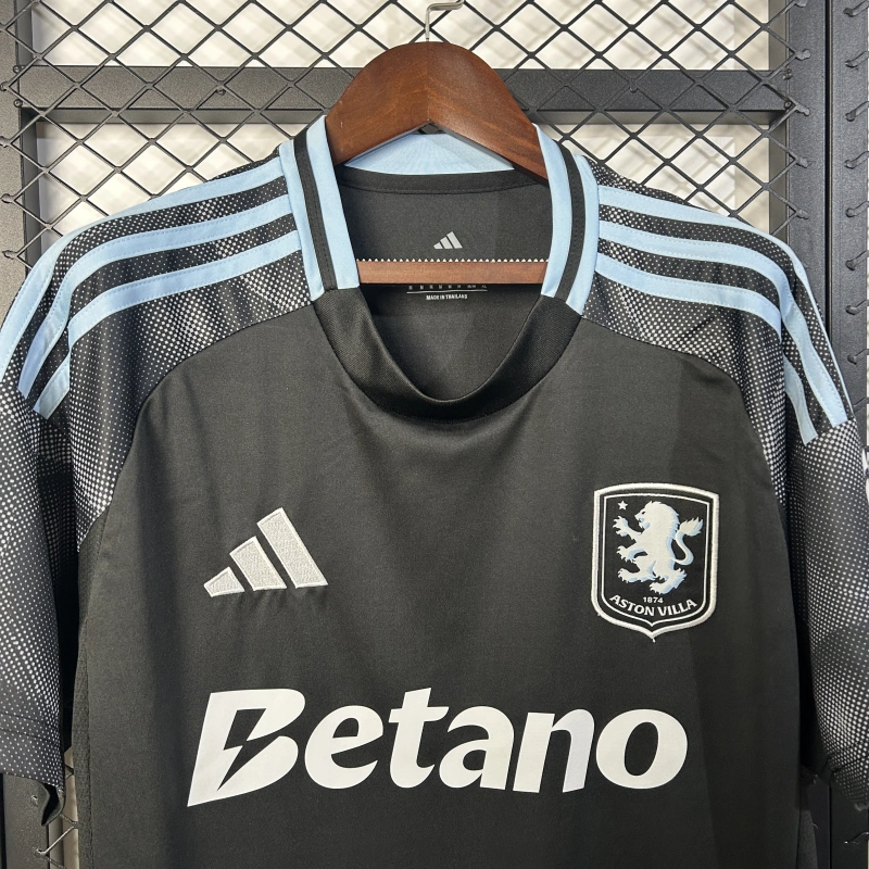 Aston Villa Away Football Jersey 2025-26 Fan Version