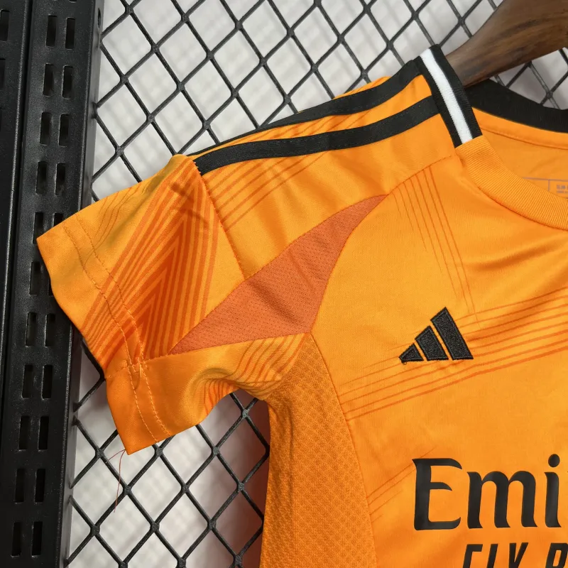 24-25 Real Madrid Third Away Kids Kit Soccer Jersey+Shorts