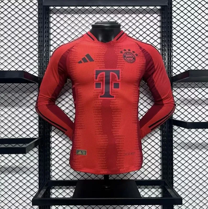 24-25 Bayern Munich Home Player Version Long Sleeve