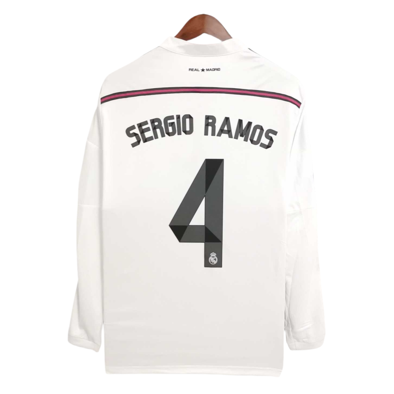 14-15 Real Madrid Home Retro Long Sleeve Football jersey