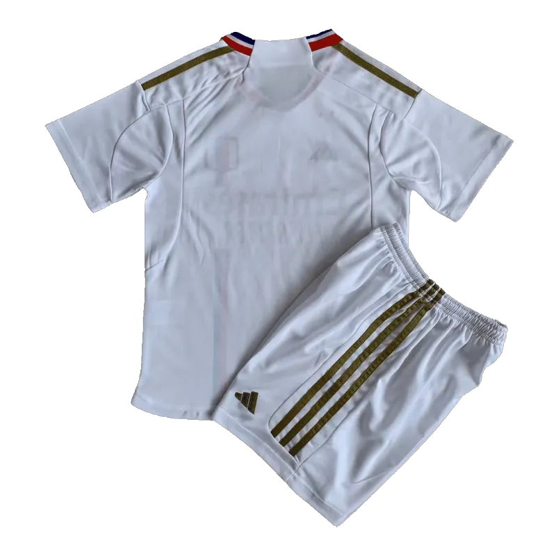 23-24 Kids Olympique Lyonnais Home Kit Jersey+Shorts