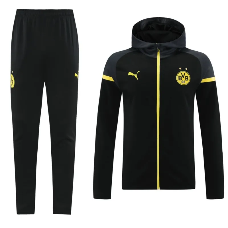 Borussia Dortmund Hoodie Training Kit (Jacket+Pants) 2024-25