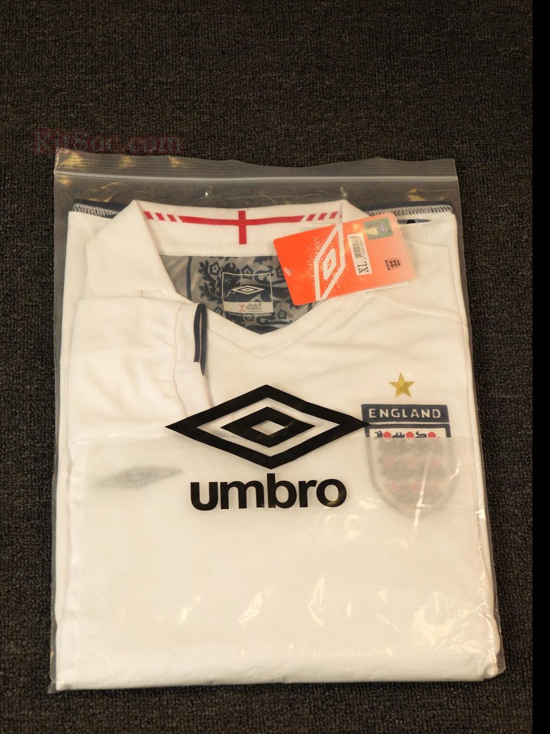 2006 England Retro Jersey Long Sleeve Replica World Cup