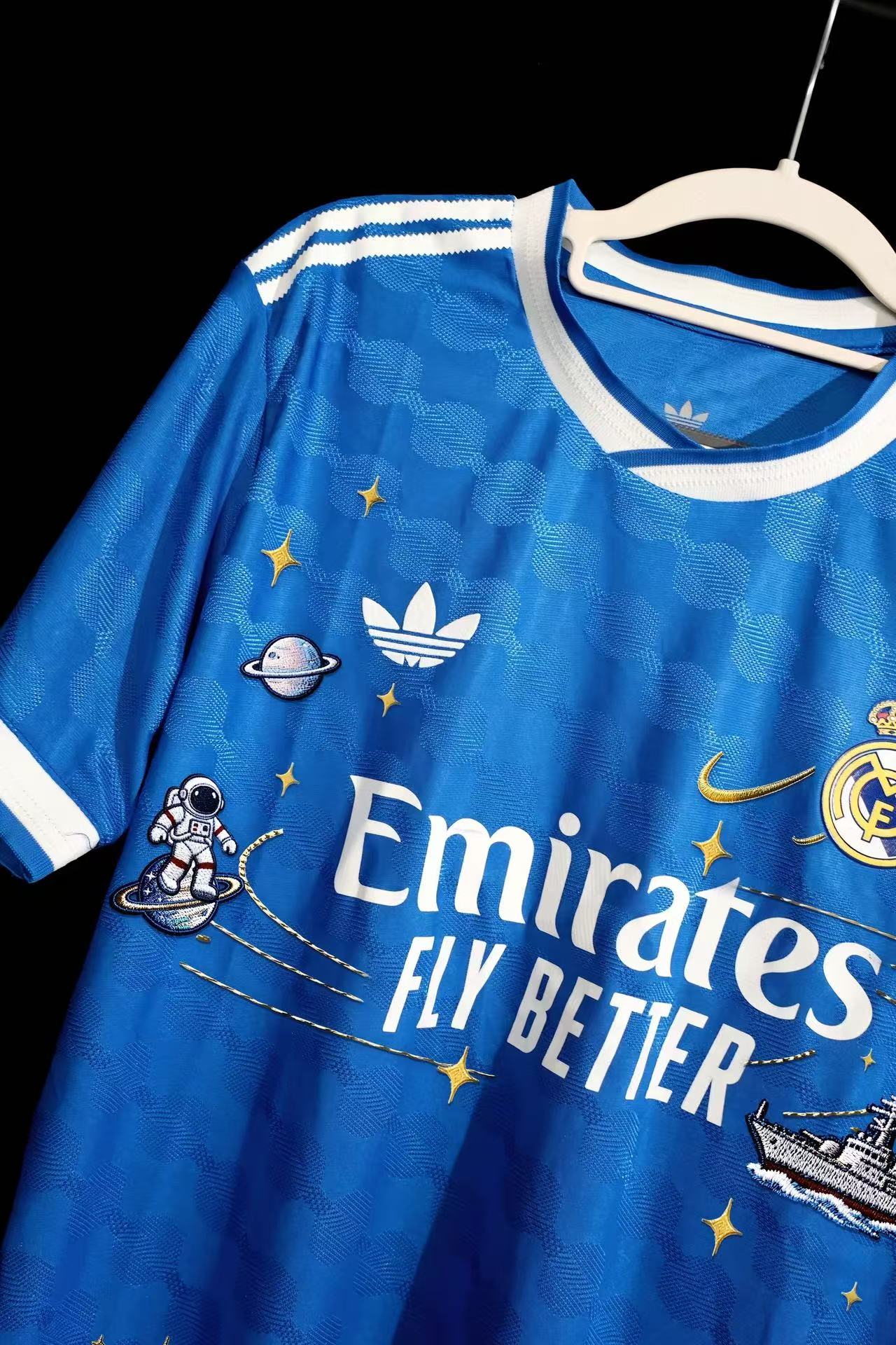 Real Madrid 2023/24 Special Edition Blue Jersey – Galaxy Embroidery Design