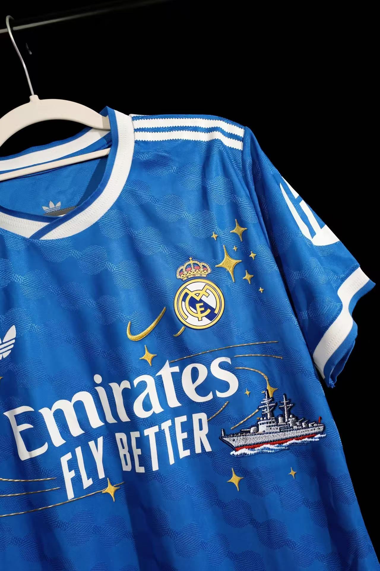 Real Madrid 2023/24 Special Edition Blue Jersey – Galaxy Embroidery Design