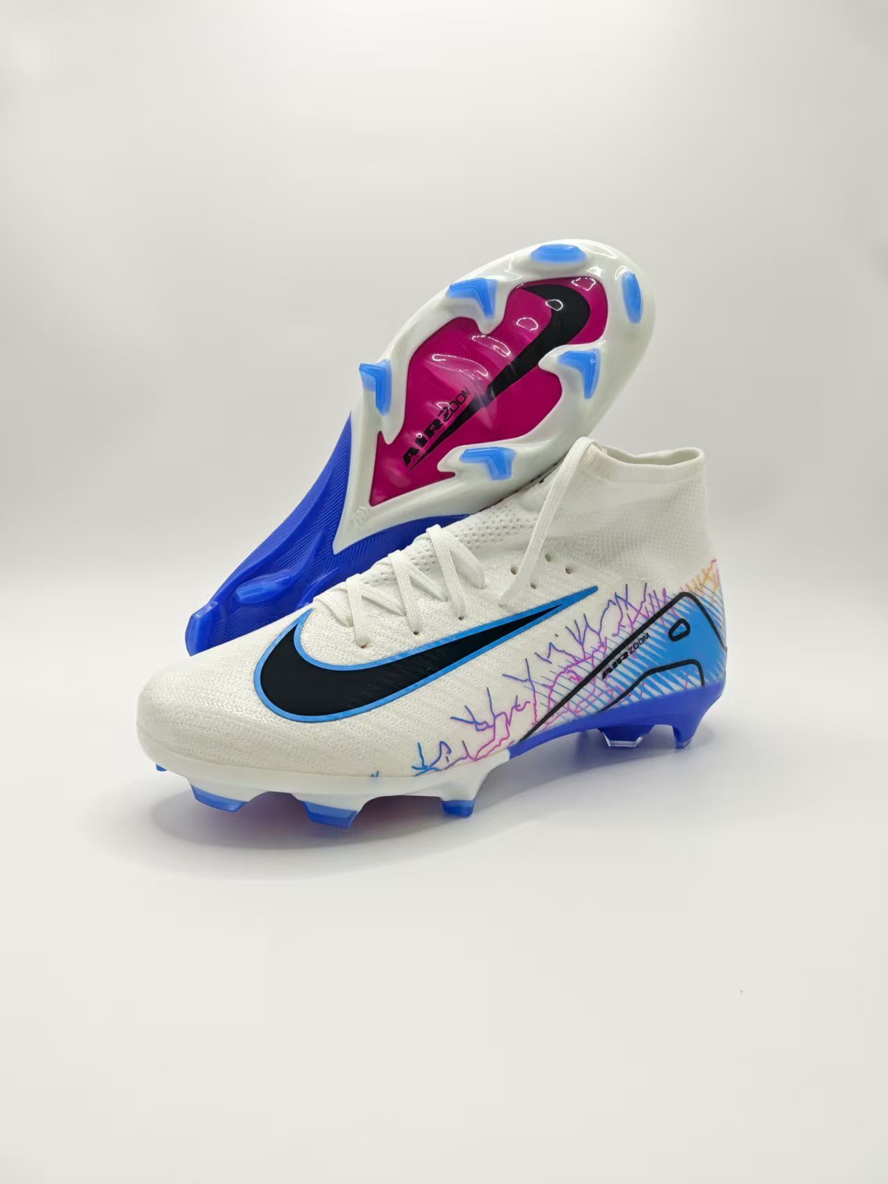 Nike Mercurial 16 Built-in Bonded Pack Full Air Cushion Waterproof Knit FG Soccer Cleats