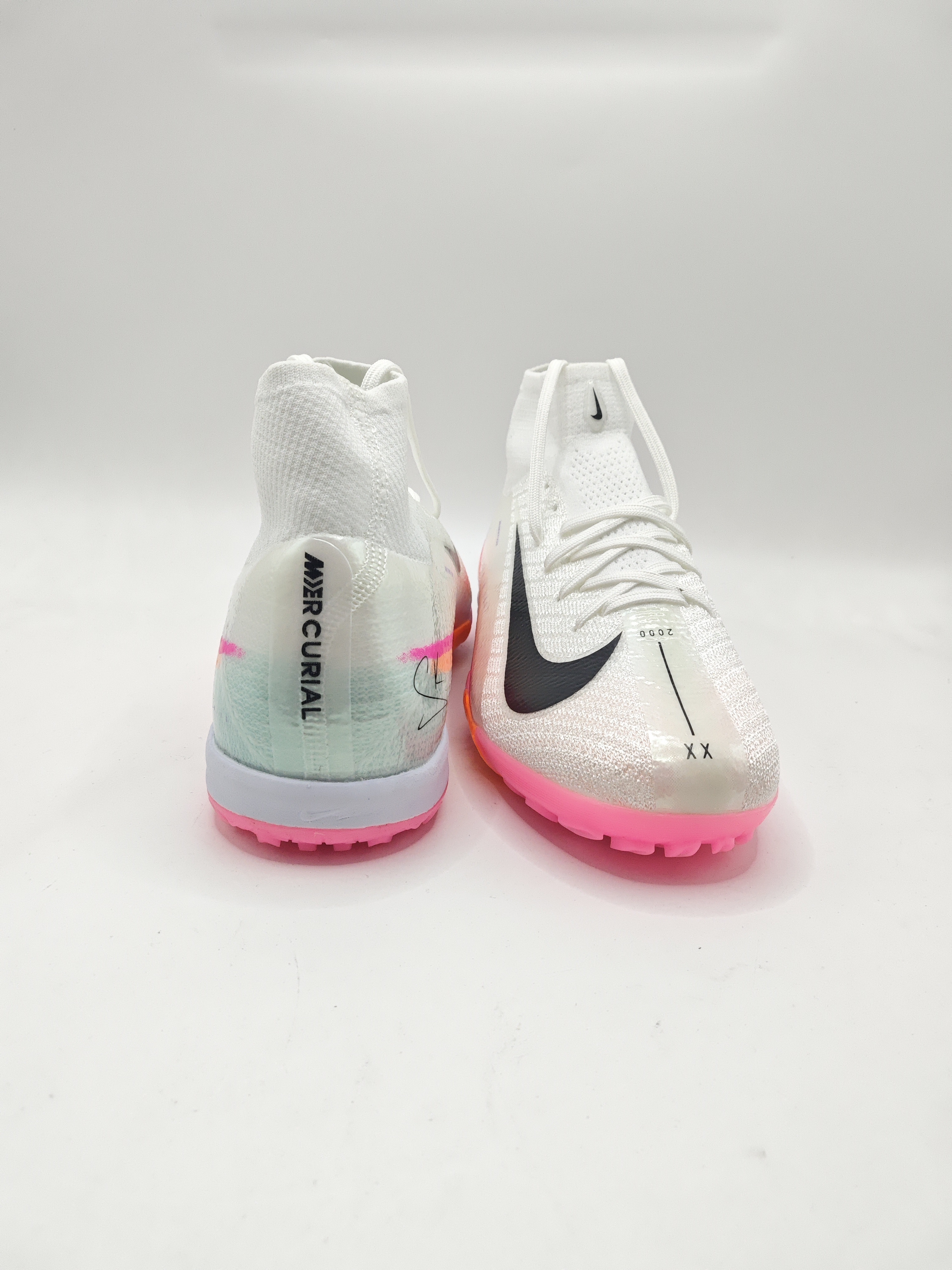 Nike Mercurial 16 High-Top Built-in Full Air Cushion Waterproof Knit FG MD-Outsole Soccer Cleats