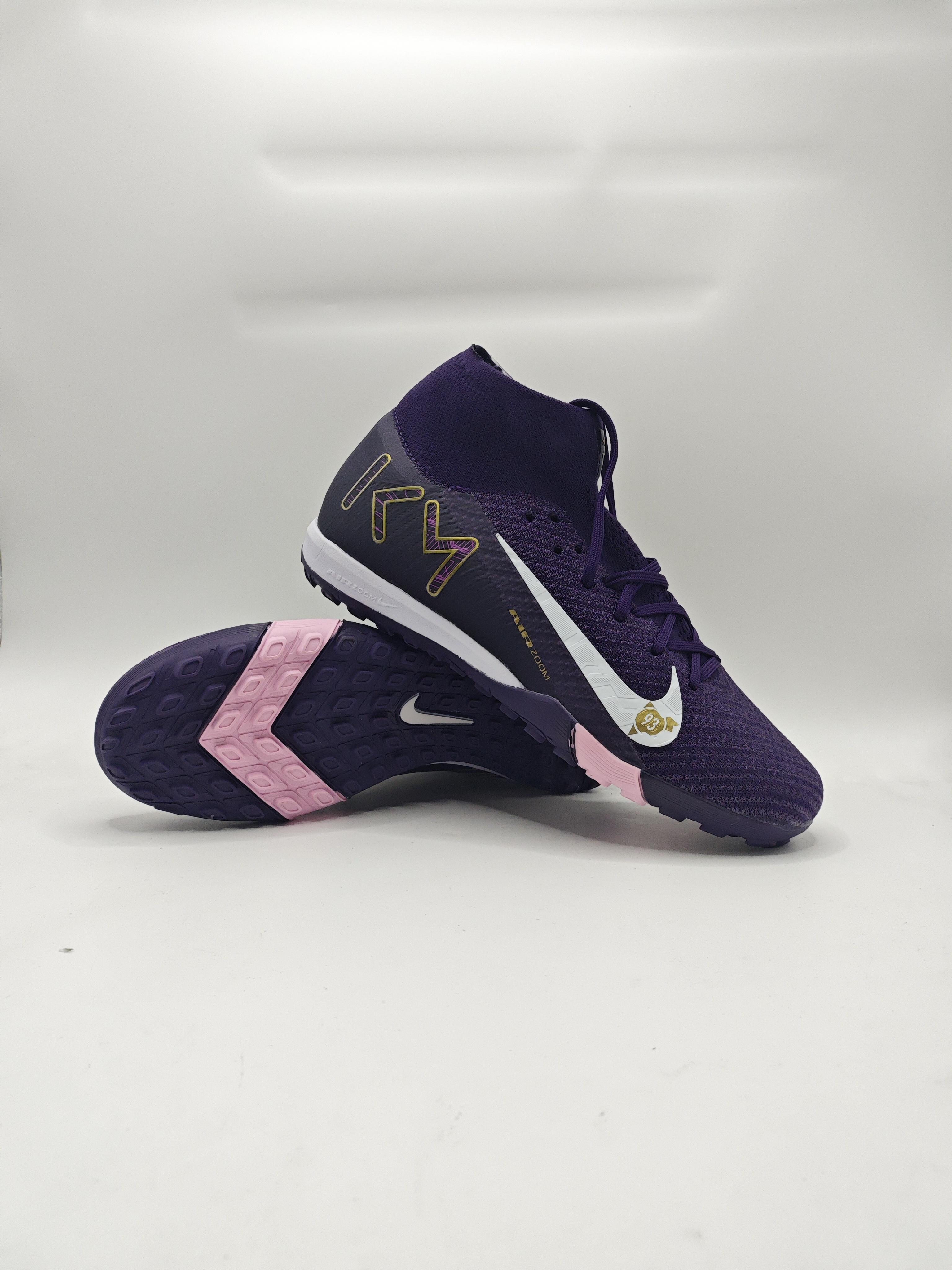 Nike Mercurial 16 High-Top Built-in Full Air Cushion Waterproof Knit FG MD-Outsole Soccer Cleats