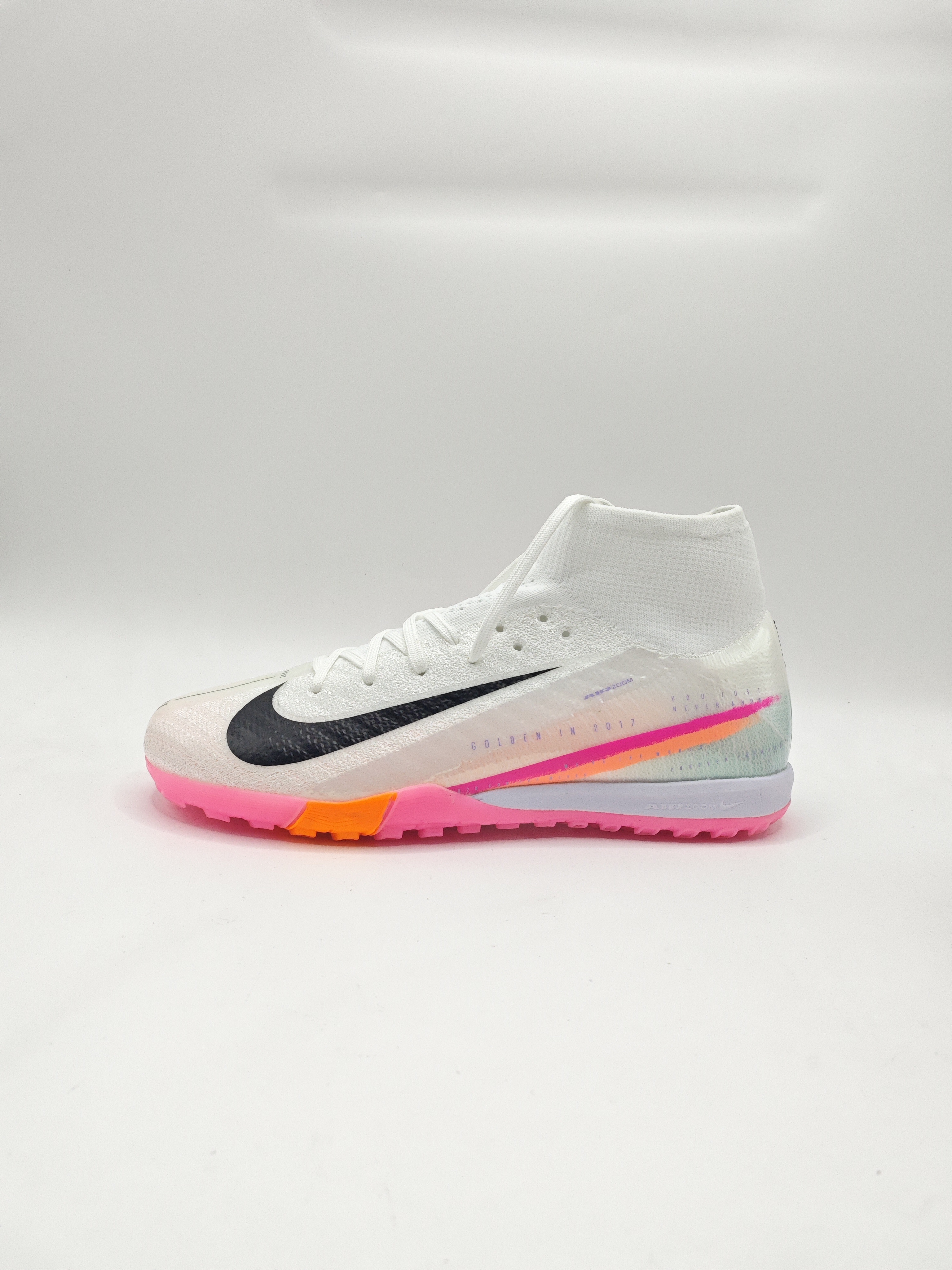 Nike Mercurial 16 High-Top Built-in Full Air Cushion Waterproof Knit FG MD-Outsole Soccer Cleats