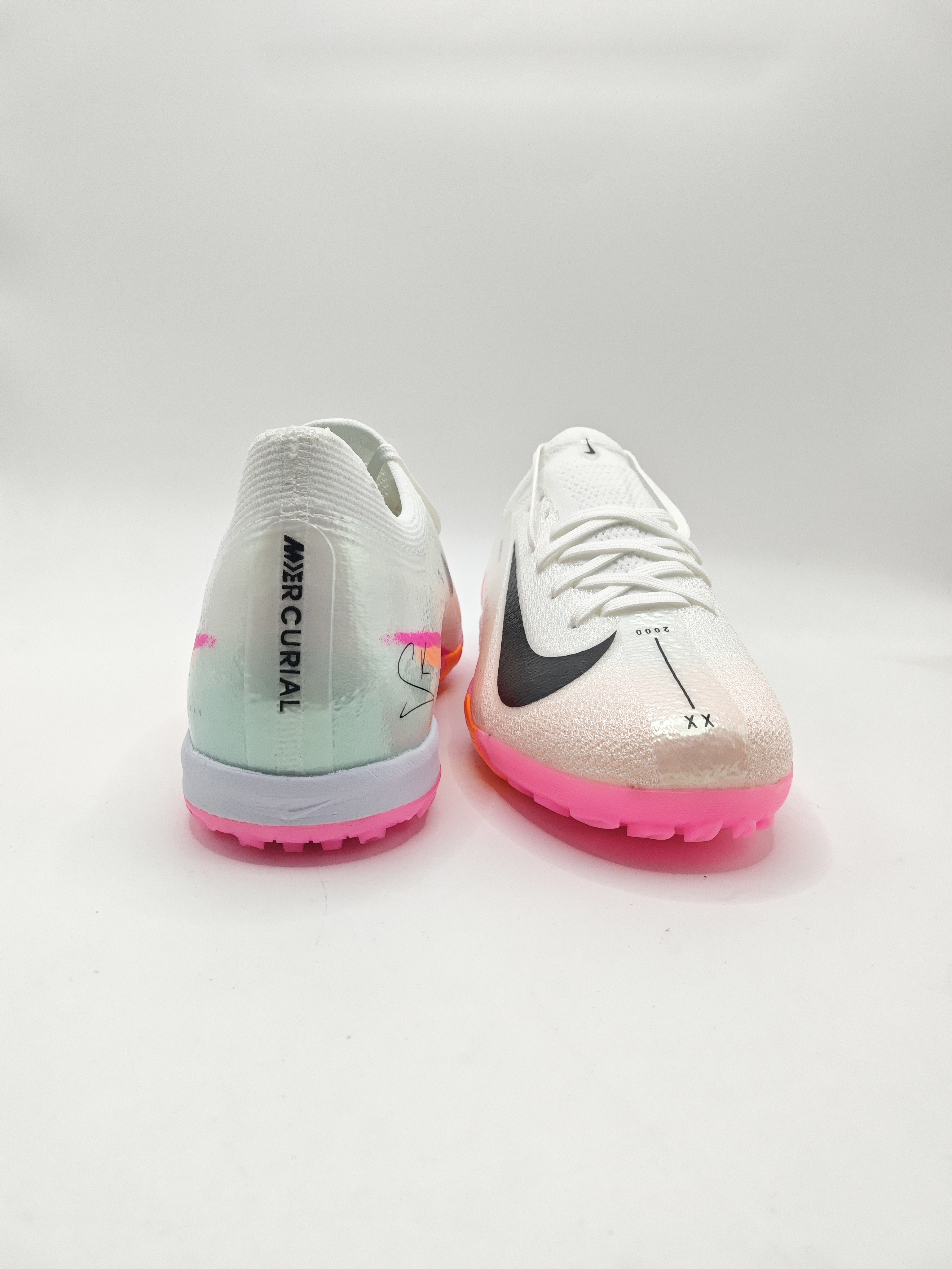 Nike Mercurial 16 Low-Top Built-in Full Air Cushion Waterproof Knit FG MD-Outsole Soccer Cleats