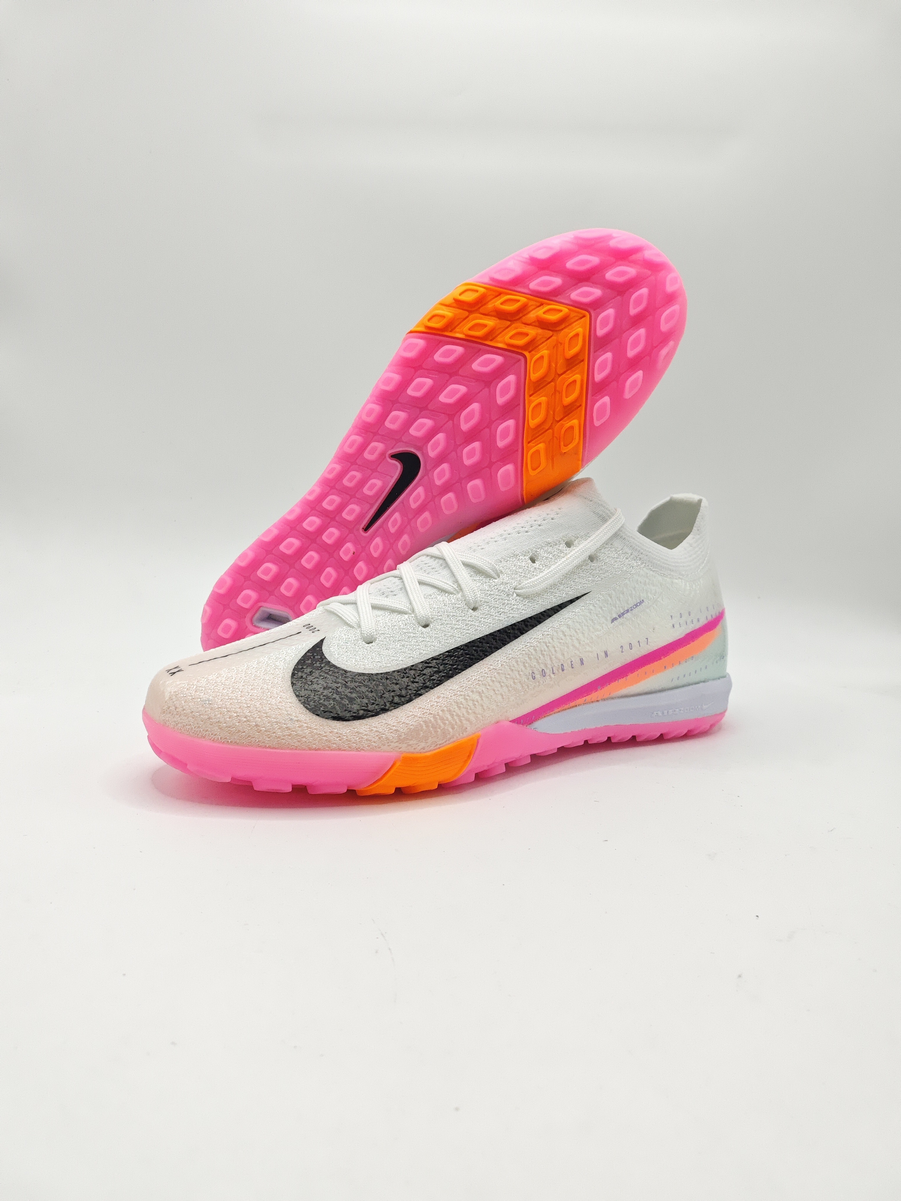 Nike Mercurial 16 Low-Top Built-in Full Air Cushion Waterproof Knit FG MD-Outsole Soccer Cleats