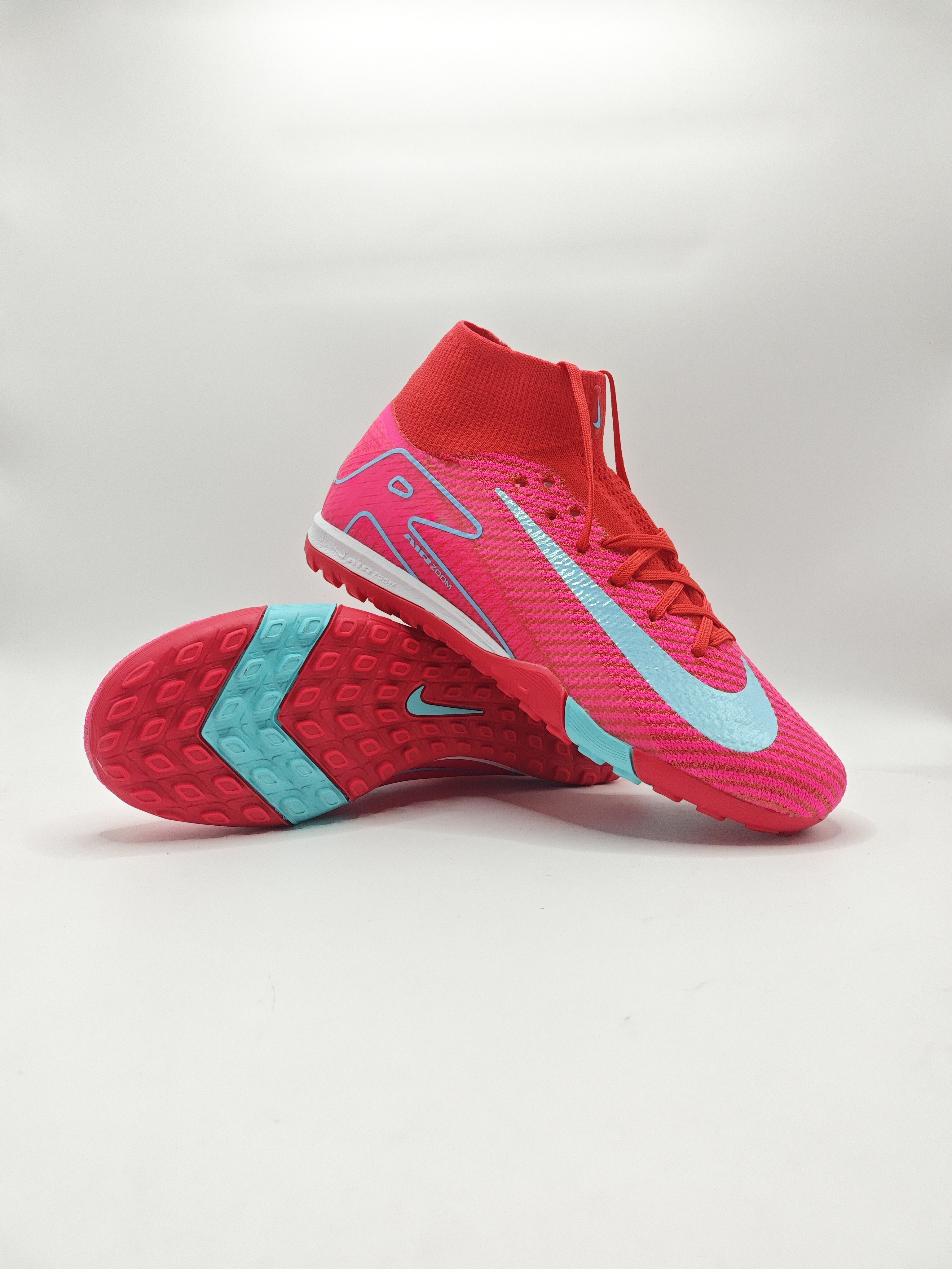 Nike Mercurial 16 High-Top Built-in Full Air Cushion Waterproof Knit FG MD-Outsole Soccer Cleats