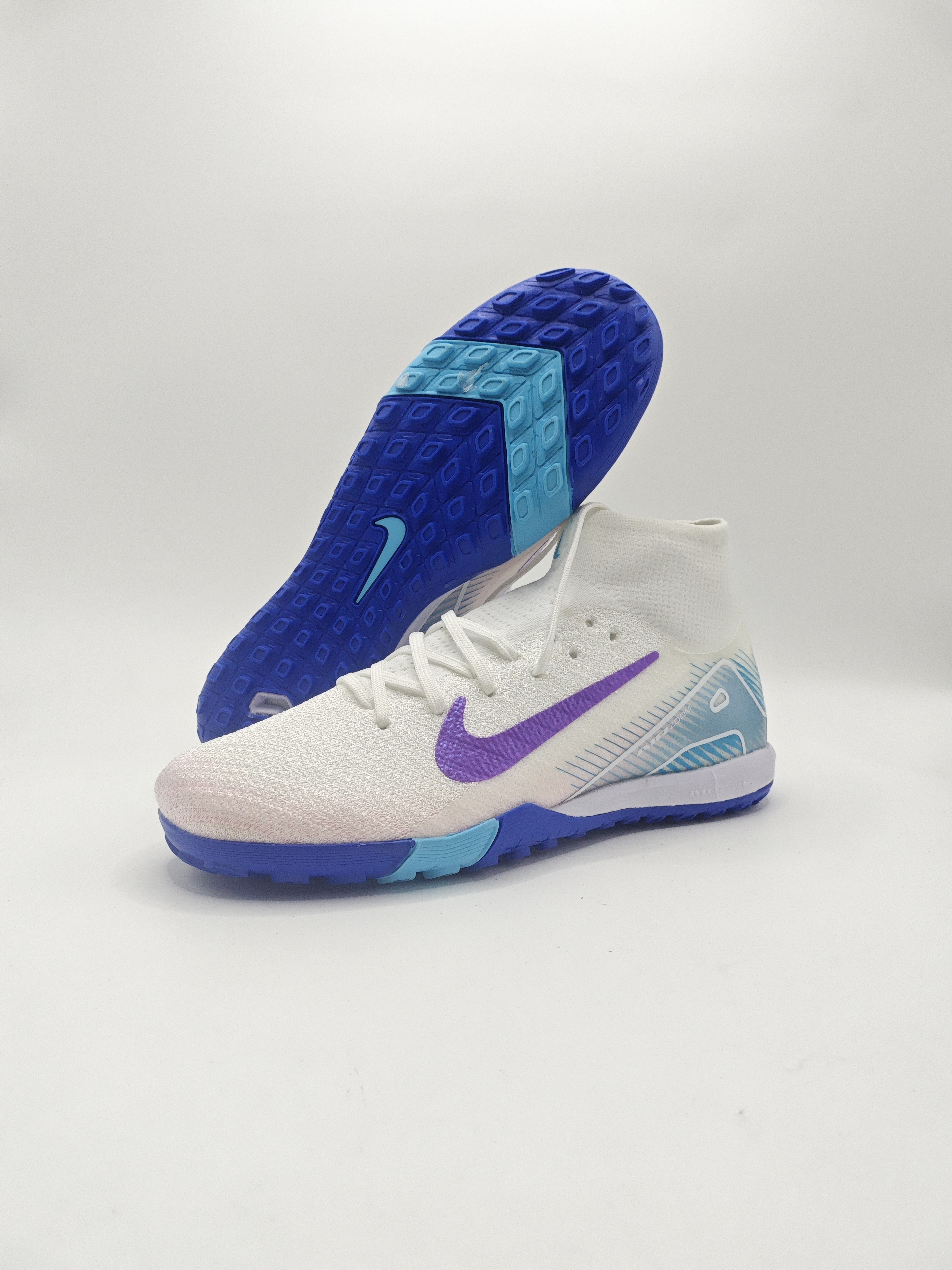 Nike Mercurial 16 High-Top Built-in Full Air Cushion Waterproof Knit FG MD-Outsole Soccer Cleats