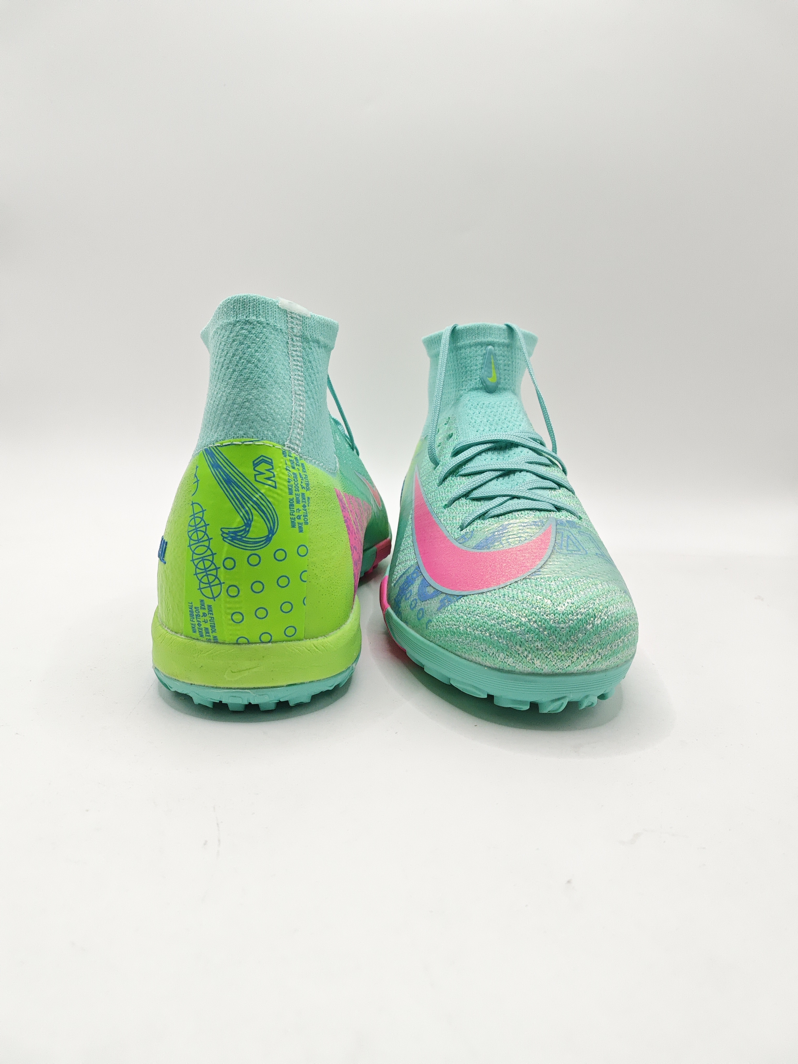 Nike Mercurial 16 High-Top Built-in Full Air Cushion Waterproof Knit FG MD-Outsole Soccer Cleats