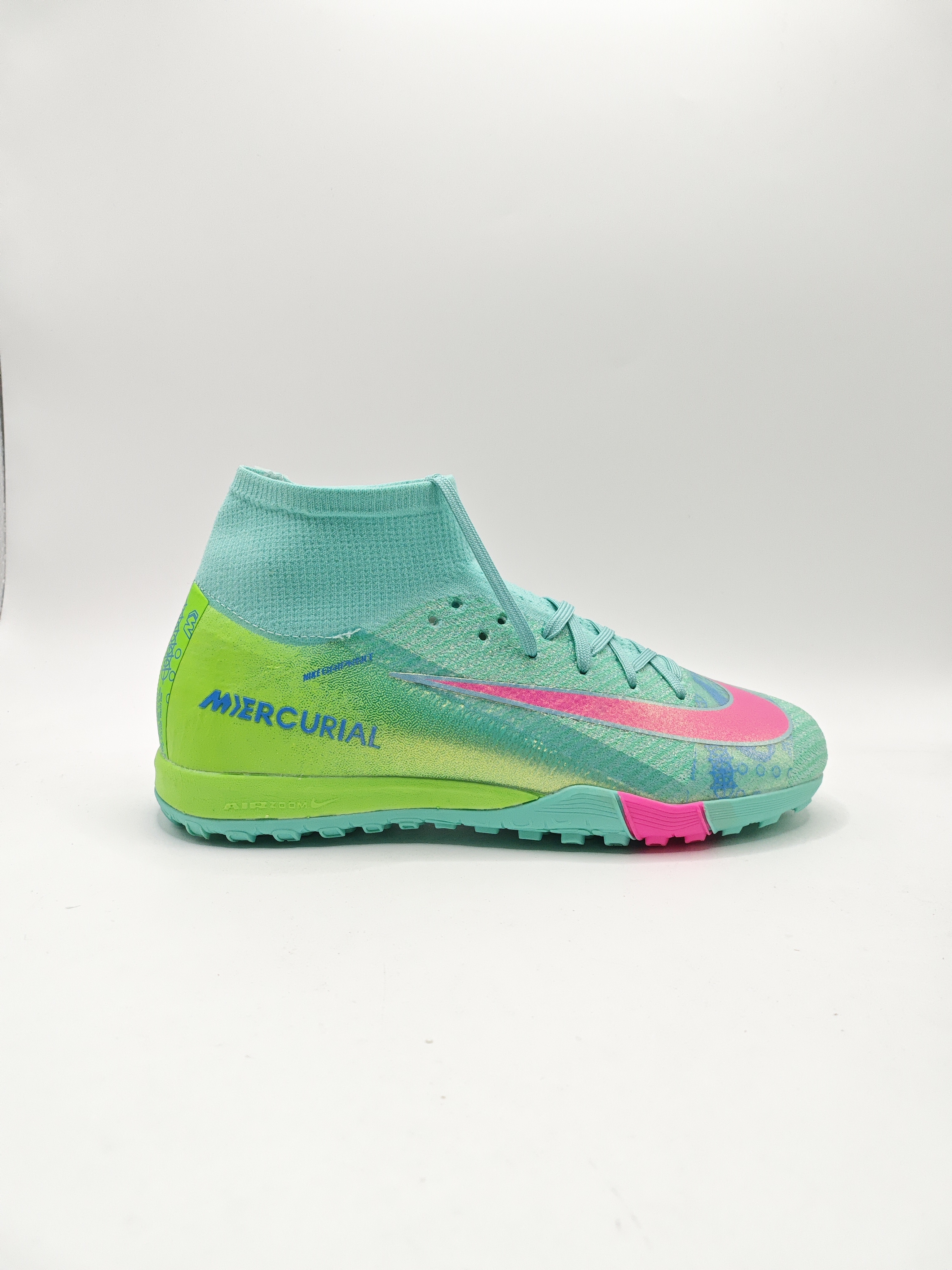 Nike Mercurial 16 High-Top Built-in Full Air Cushion Waterproof Knit FG MD-Outsole Soccer Cleats