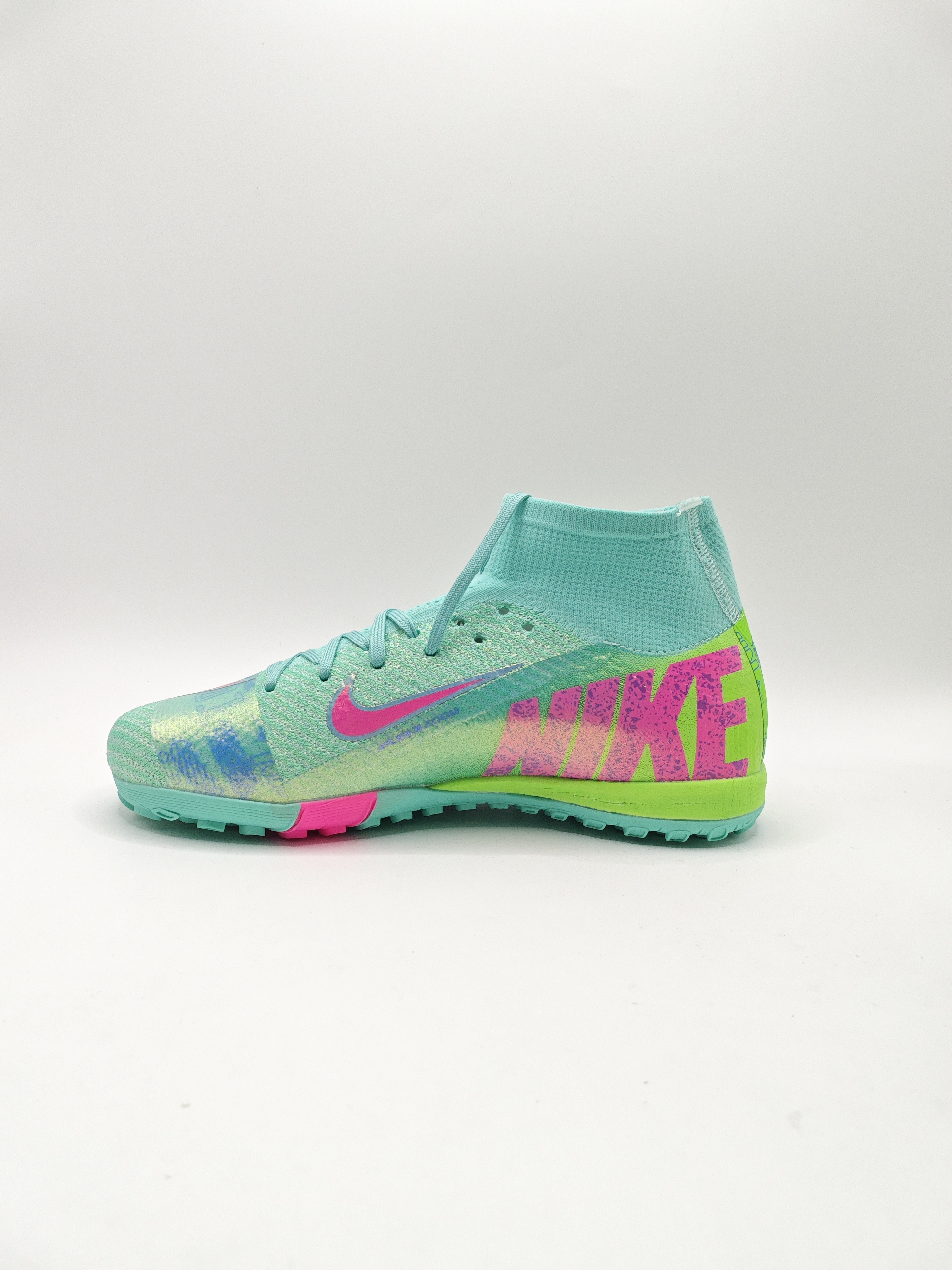 Nike Mercurial 16 High-Top Built-in Full Air Cushion Waterproof Knit FG MD-Outsole Soccer Cleats