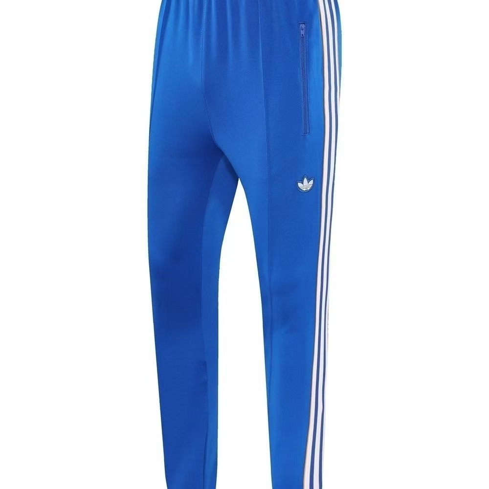 Real Madrid Blue Retro Track Suit | Adidas Originals Training Jacket & Pants Set – Men's Football Outfit