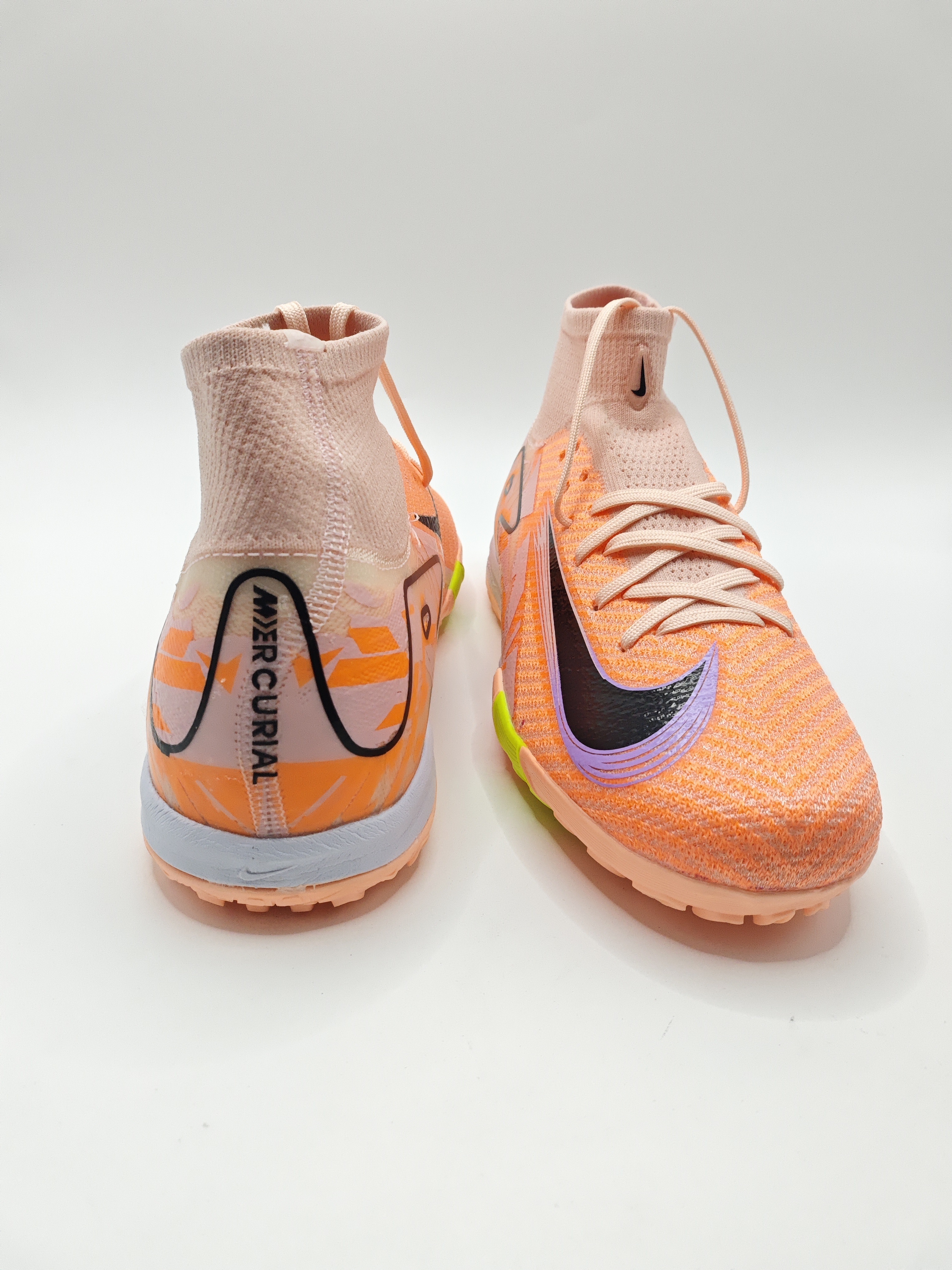 Nike Mercurial 16 High-Top Built-in Full Air Cushion Waterproof Knit Turf Studs MD Outsole Soccer Cleats