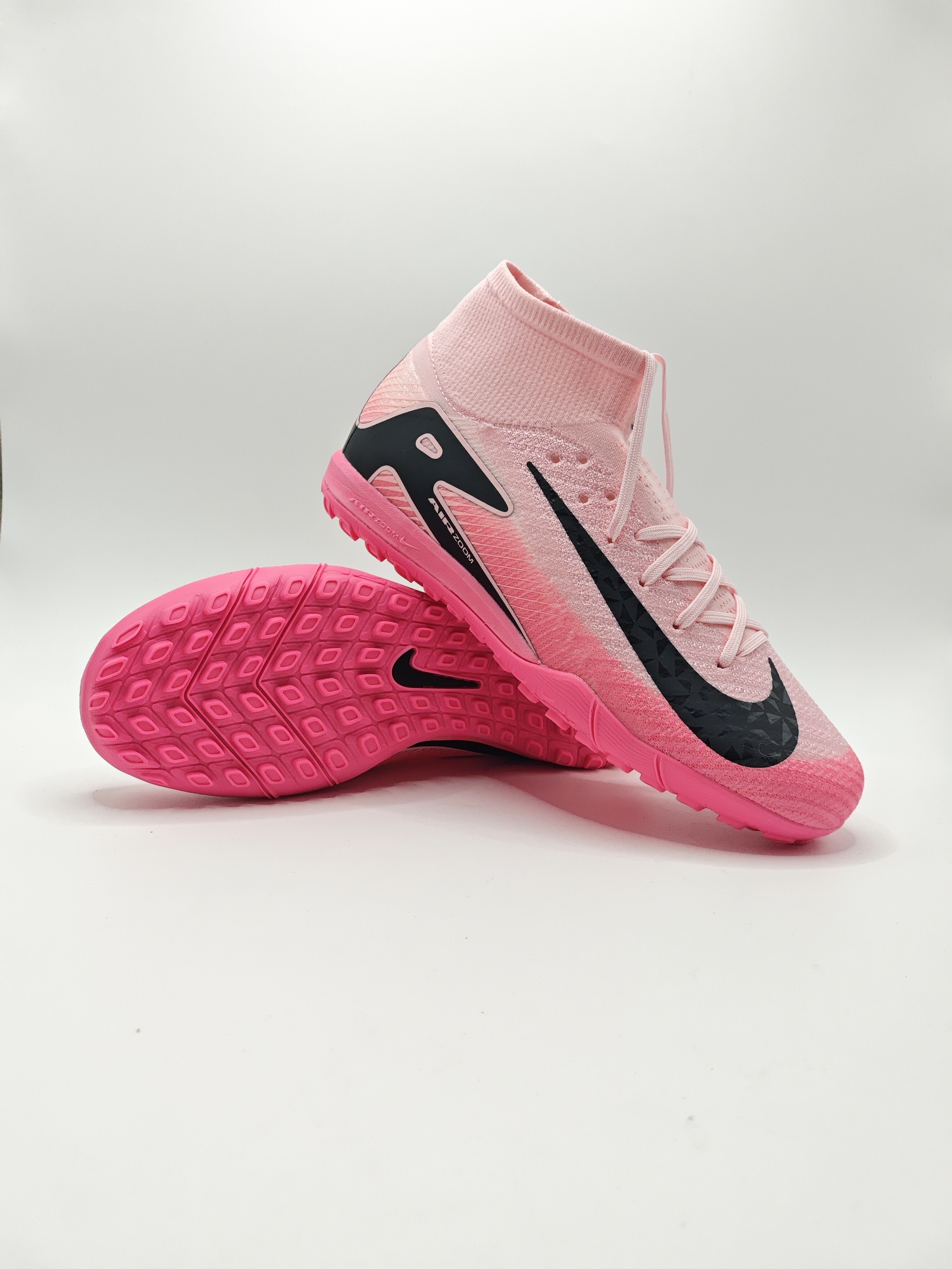 Nike Mercurial 16 High-Top Built-in Full Air Cushion Waterproof Knit Turf Studs MD Outsole Soccer Cleats