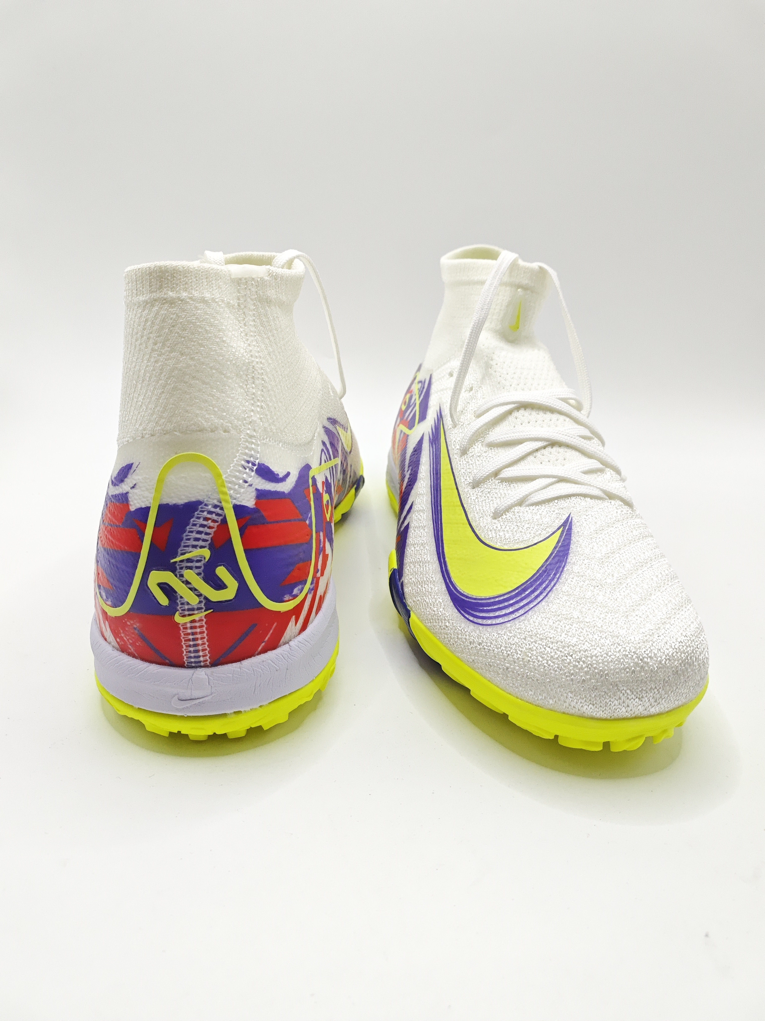 Nike Mercurial 16 High-Top Built-in Full Air Cushion Waterproof Knit Turf Studs MD Outsole Soccer Cleats