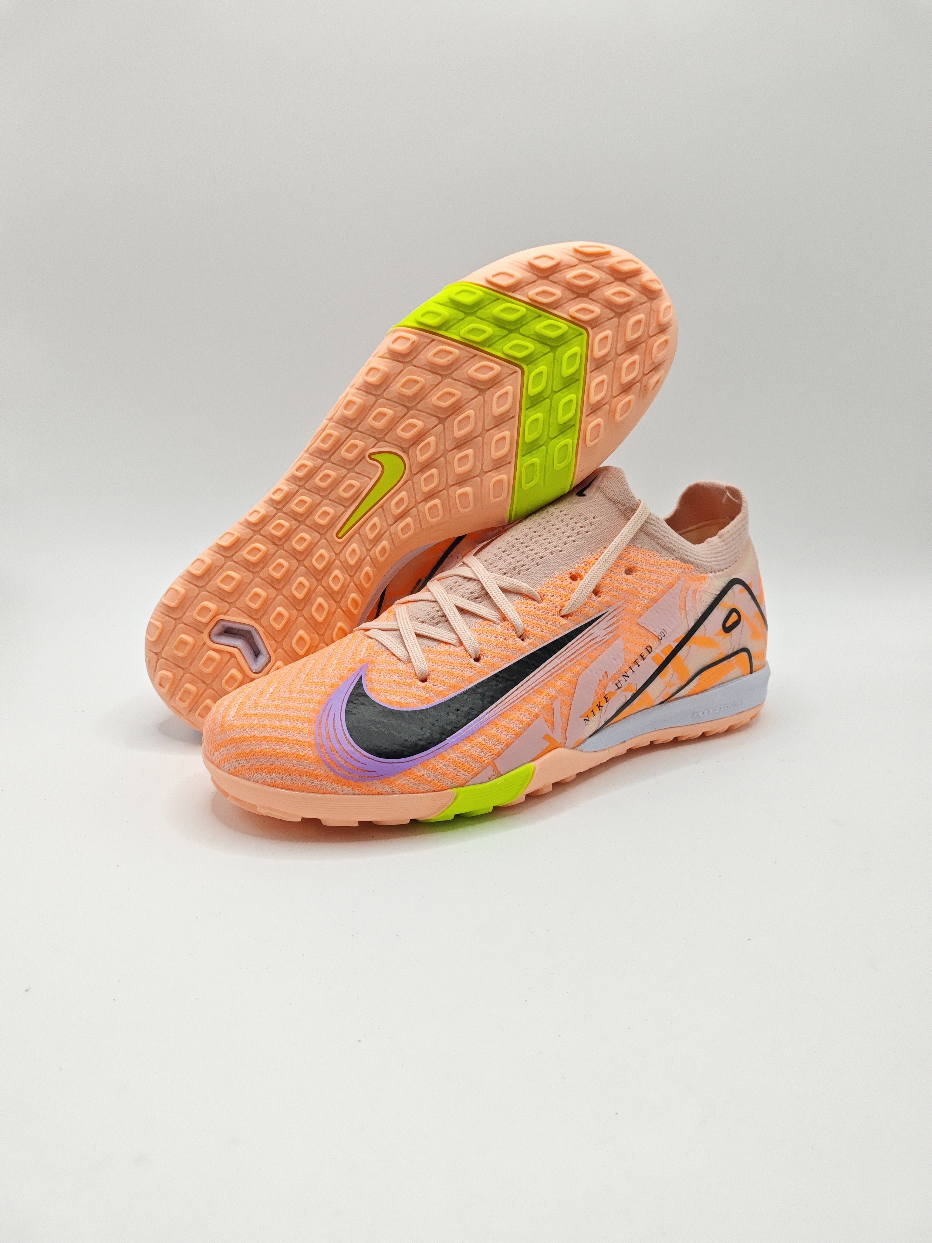 Nike Mercurial 16 Low-Top Built-in Full Air Cushion Waterproof Knit Turf Studs MD Outsole Soccer Cleats