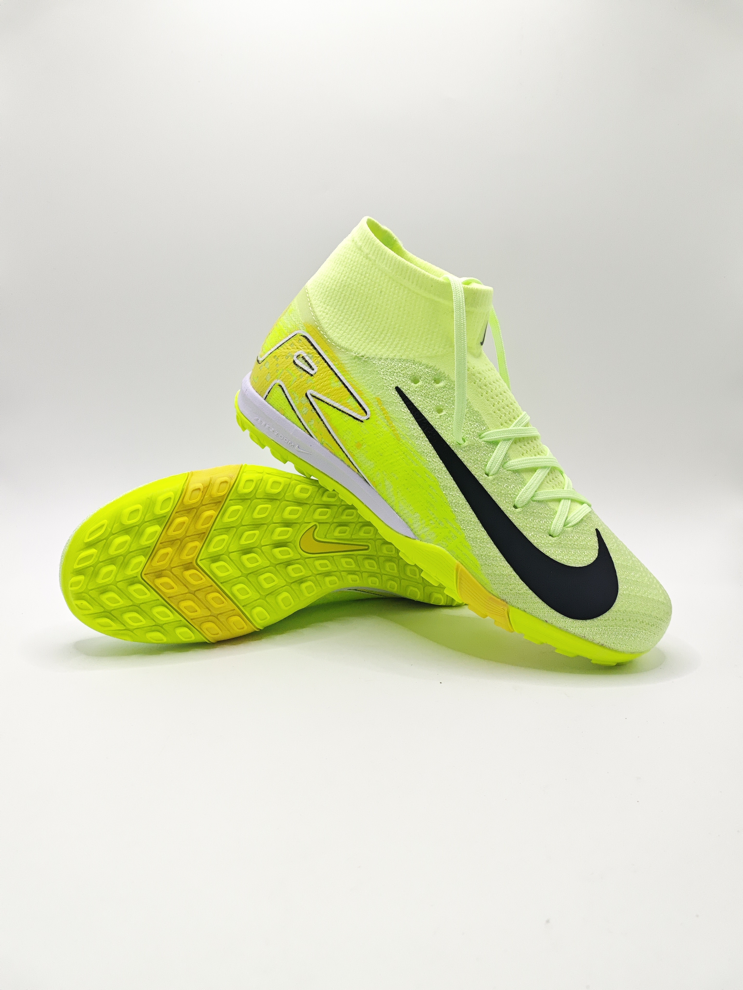 Nike Mercurial 16 High-Top Built-in Full Air Cushion Waterproof Knit Turf Studs MD Outsole Soccer Cleats